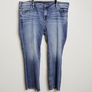 Silver Jeans Elyse Slim Boot Womens 22x31 Dark Wash Stretch Denim Mid Rise Jeans